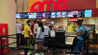 An AMC movie theater in New York.