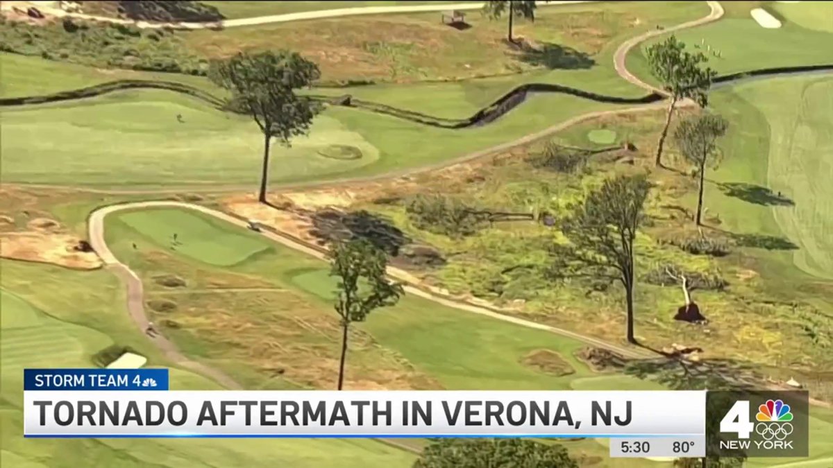 Tornado Aftermath Leaves Uprooted & Toppled Trees in New Jersey – NBC ...