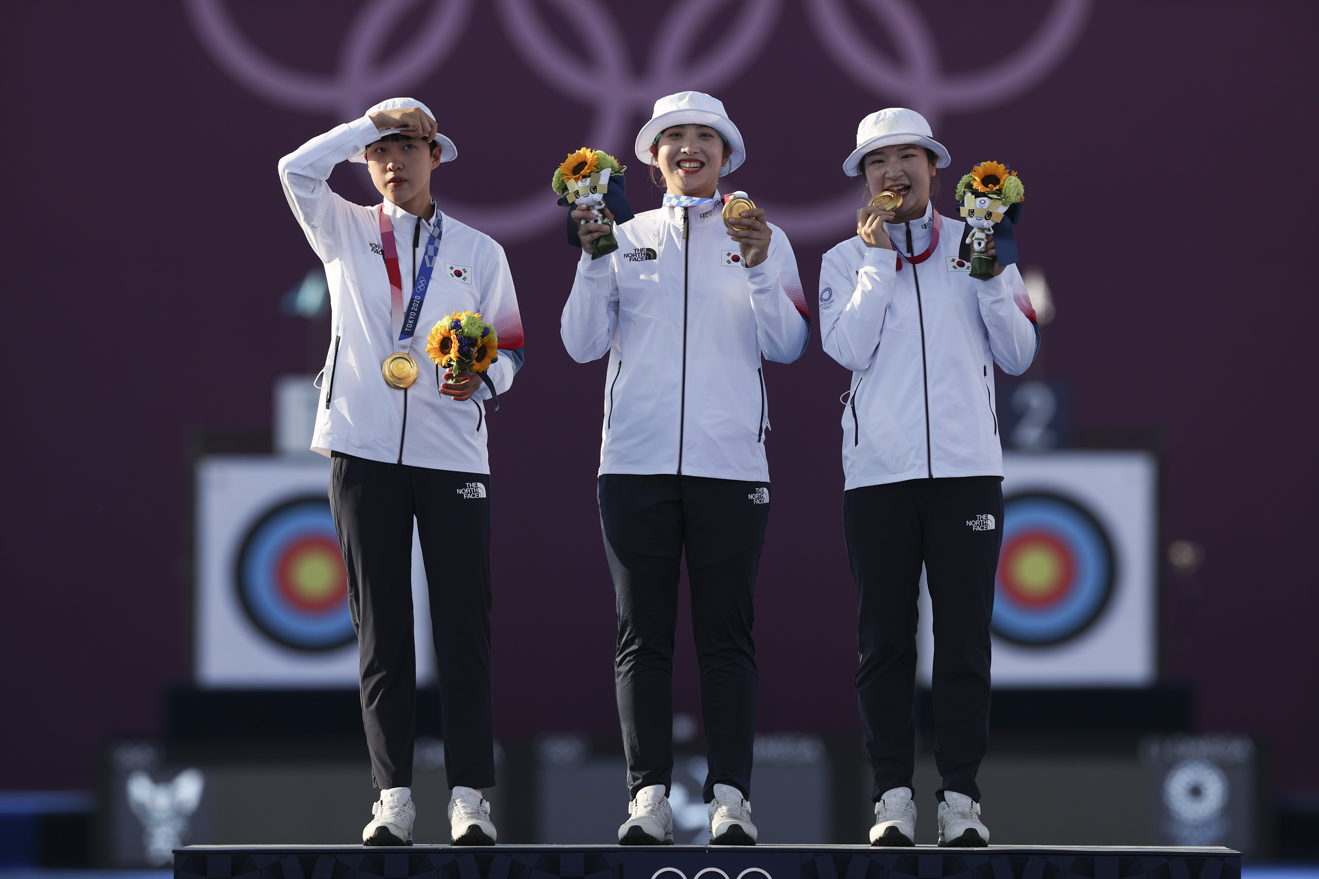 South Korea Women’s Archery Team Ties Olympic Record for Longest Gold