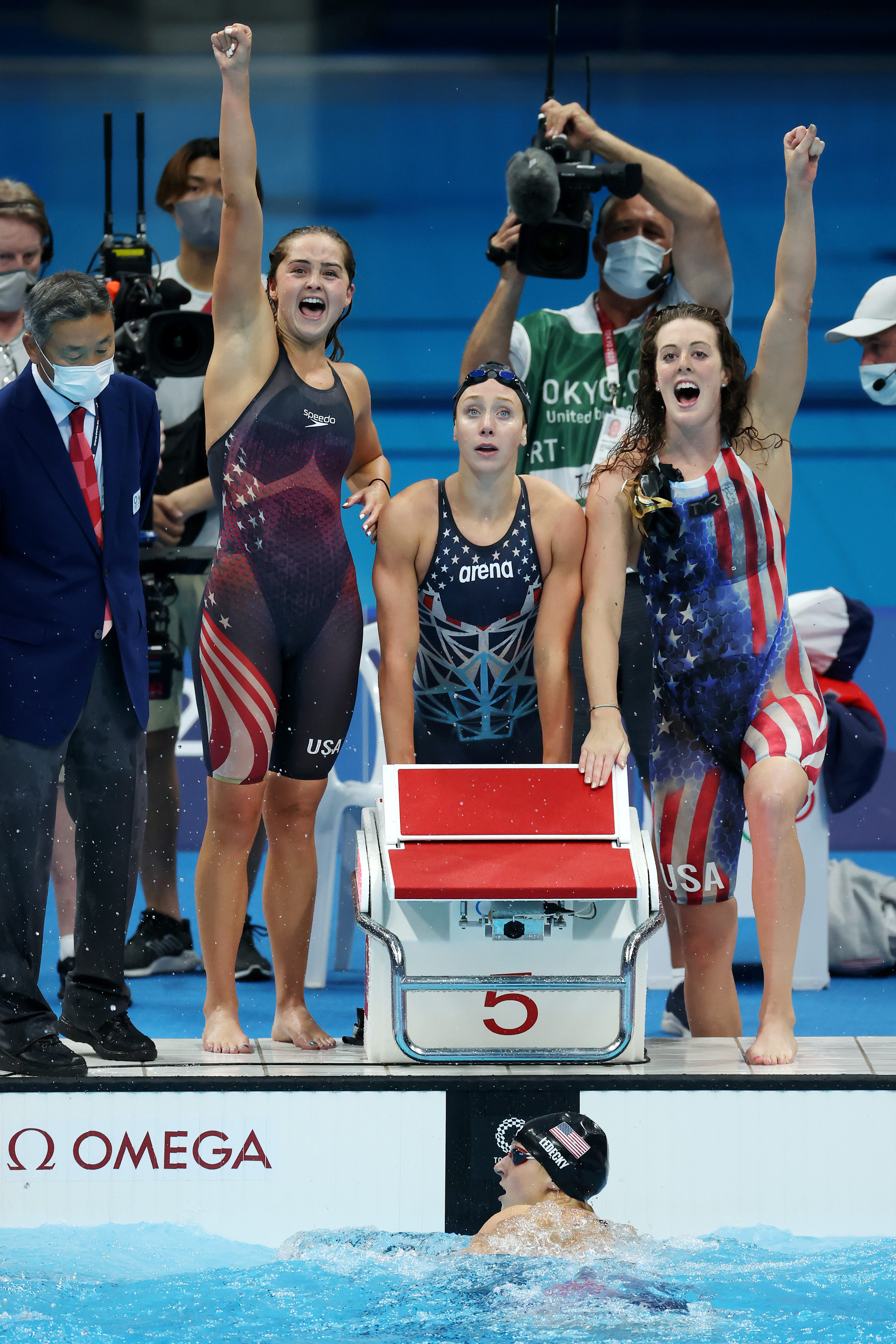 Team USA  Caeleb Dressel & Bobby Finke Lead Team USA To 5 Olympic Medals  In Swimming