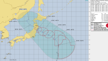 Path of Tropical Storm Neparatak