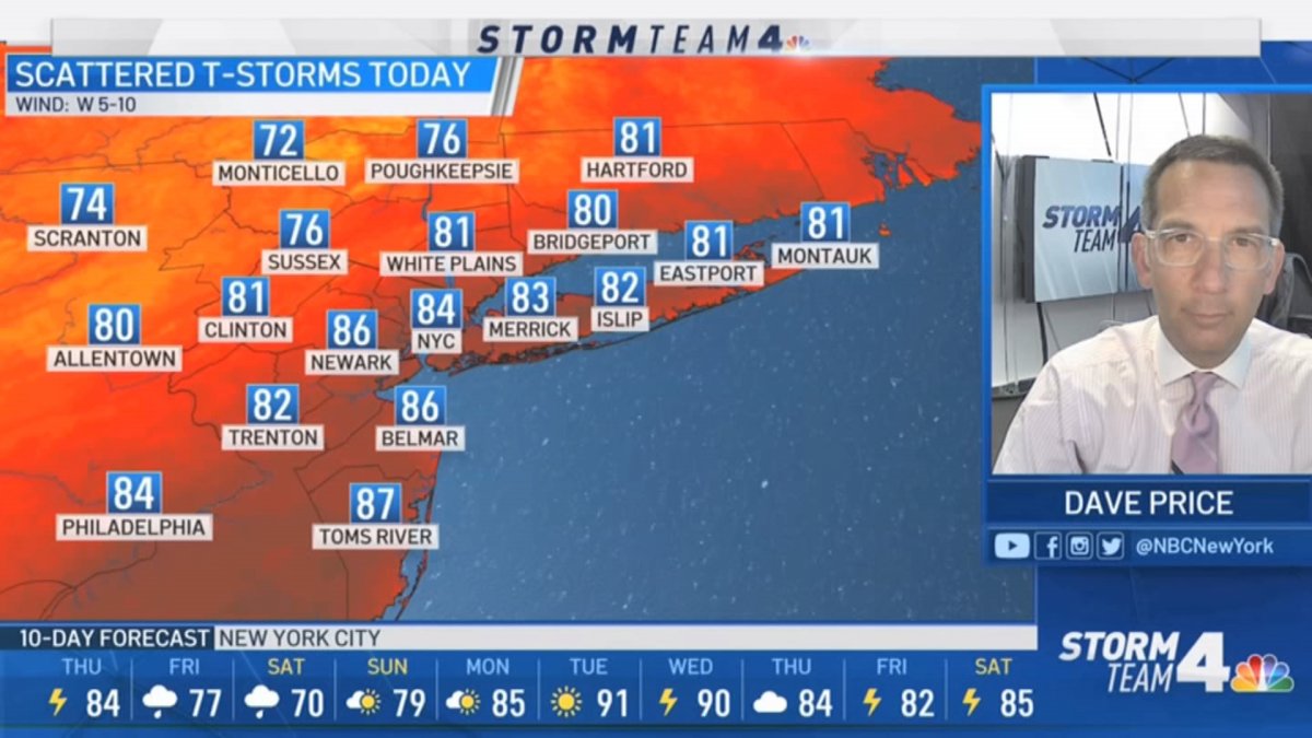 Latest Forecast From Storm Team 4 – NBC New York