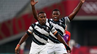 Fiji repeated as Olympic champions in rugby sevens, the country's national sport.