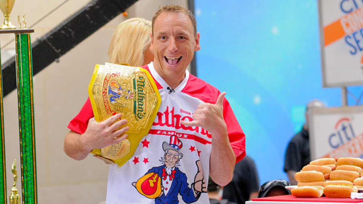 Why Nathan's Hot Dog contest winner Joey Chestnut is on probation