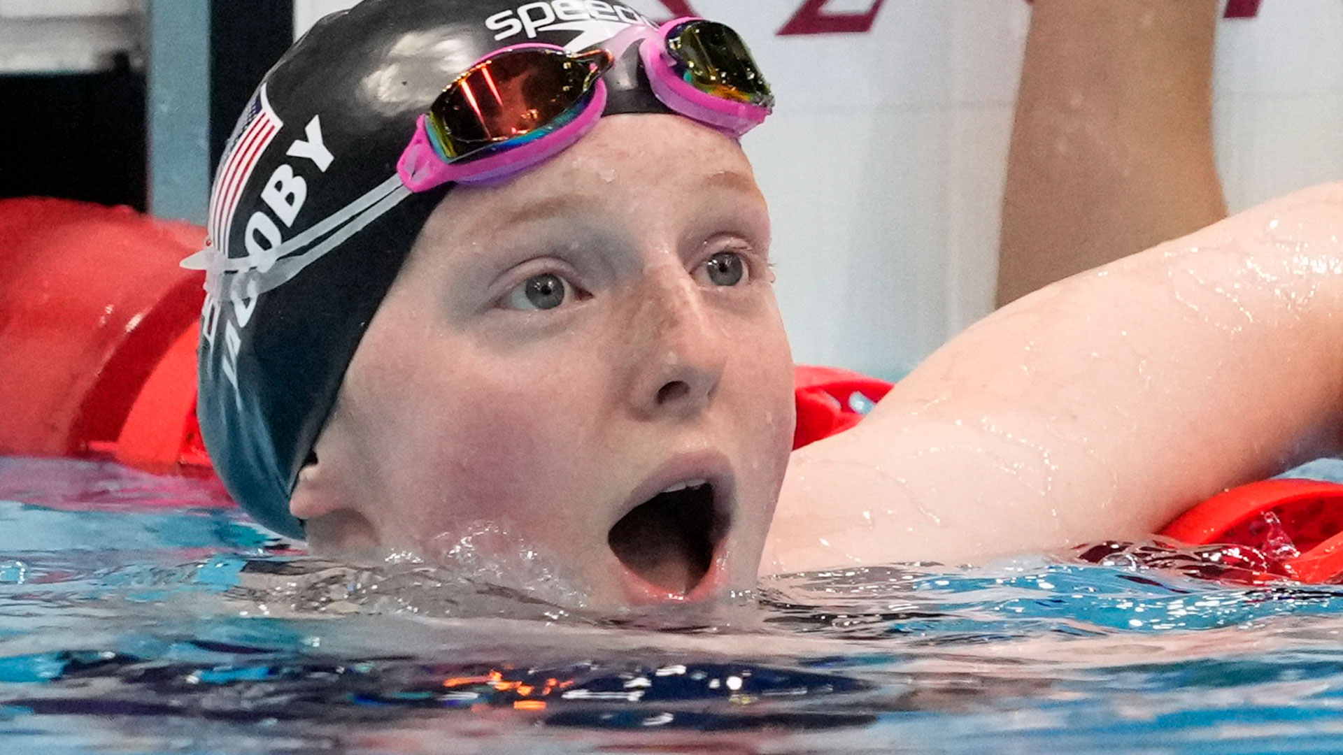 Lydia Jacoby Wins Gold Wearing Pink Swim Goggles She Got as a Kid