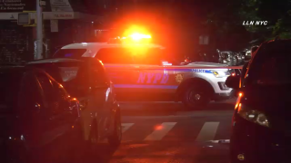 Police investigate a fatal scene in Queens where a man lying in a crosswalk was run over by a van.