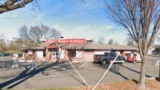 The Fireplace, an iconic restaurant in Paramus, New Jersey, as seen on Google Maps
