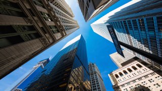 Office buildings in New York