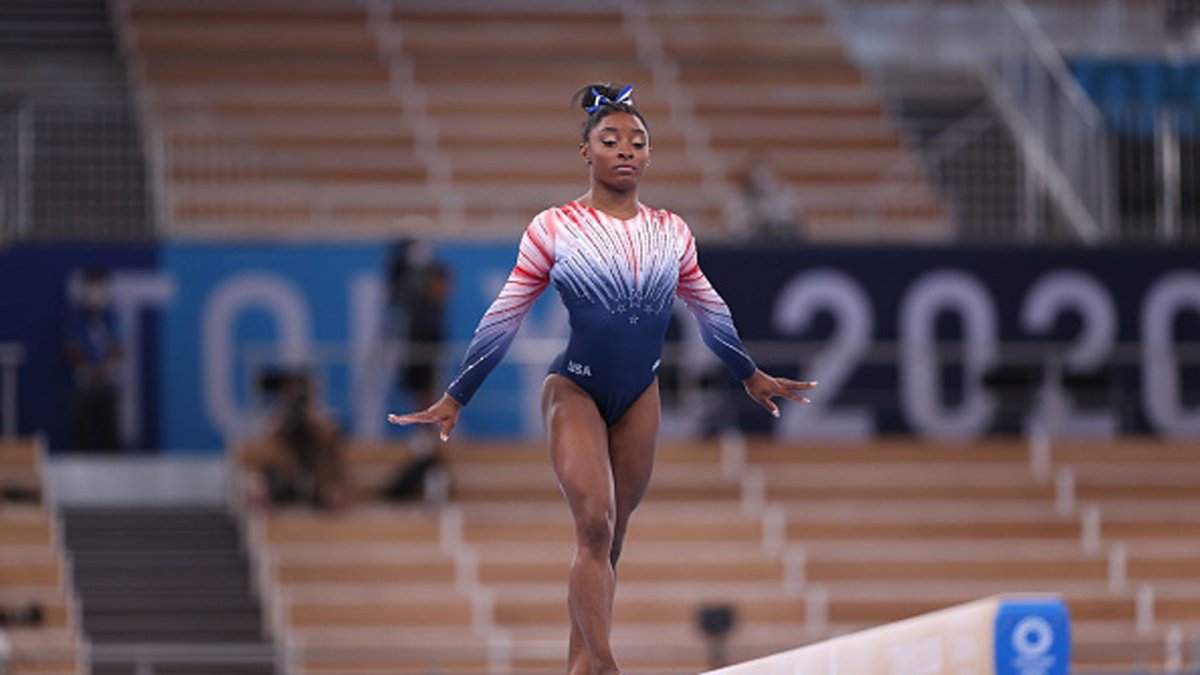 Simone Biles Wins Bronze In Womens Balance Beam Nbc New York