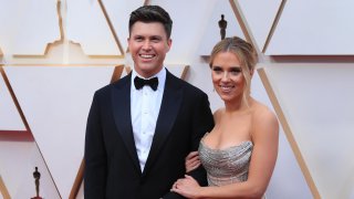 Scarlett Johansson and Colin Jost