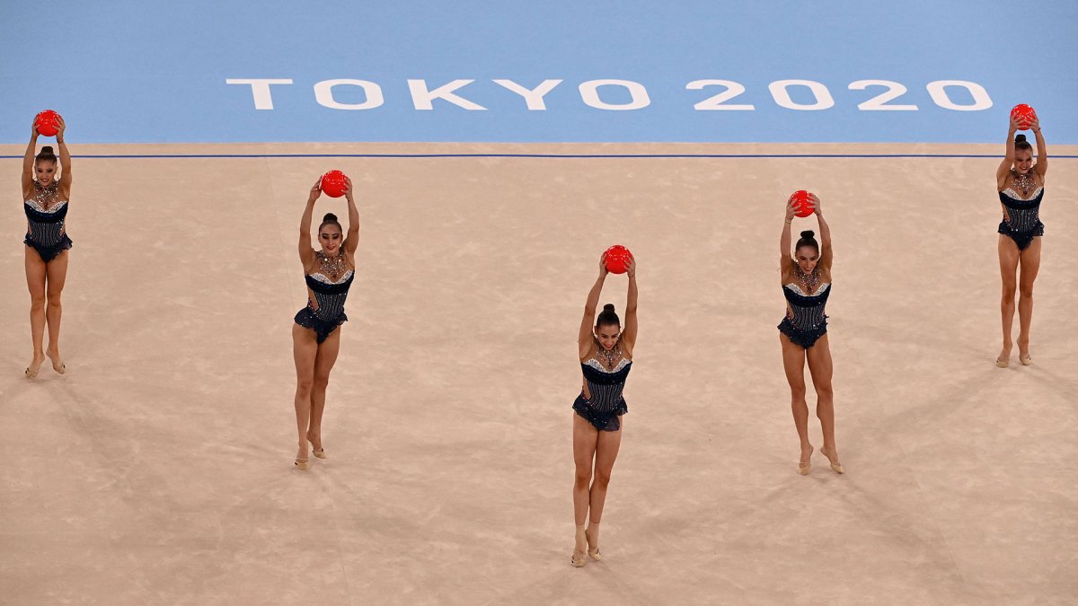 Bulgaria Upsets Roc In Group Rhythmic Gymnastics Final Nbc New York