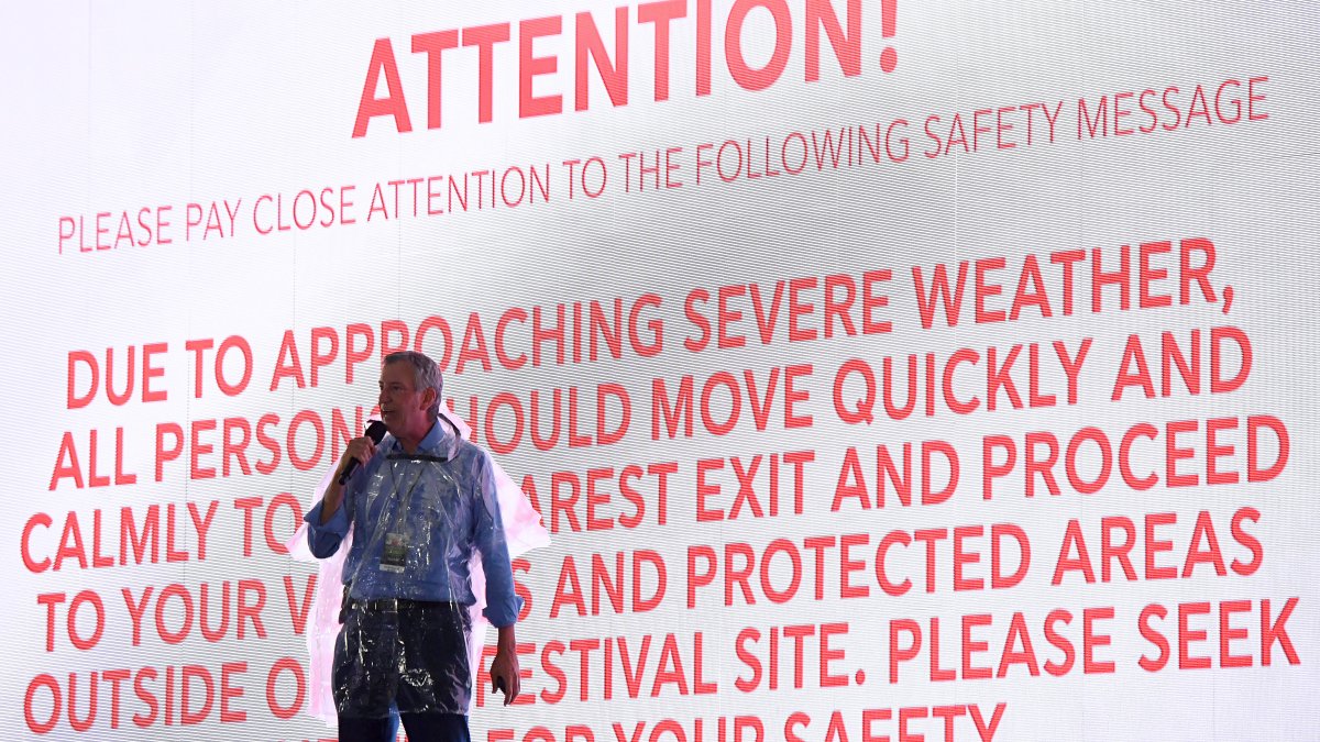 Central Park MegaConcert Stopped for Severe Weather Threat Over NYC NBC New York