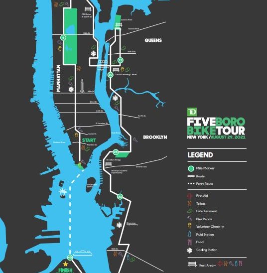 5 Boro Bike Tour 2025