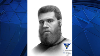 A composite sketch of an alleged police impersonator was circulated by the New Jersey State Police.