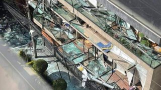 FotografÃa de los daños ocasionados por una explosión en un departamento en Ciudad de México