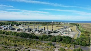 The Point of Ayr Gas Terminal in Talacre, Wales, on September 20, 2021.