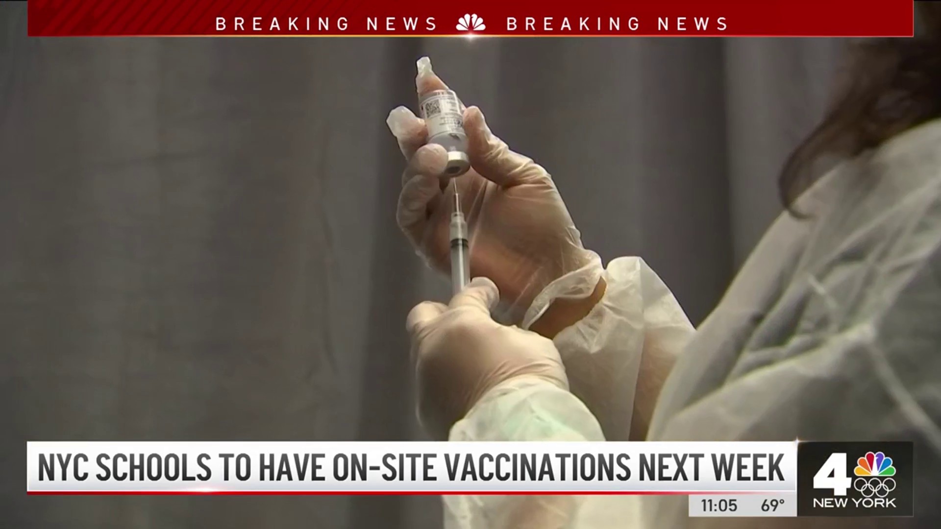 Nyc Schools To Have On Site Vaccinations During First Full Week Of Classes Nbc New York