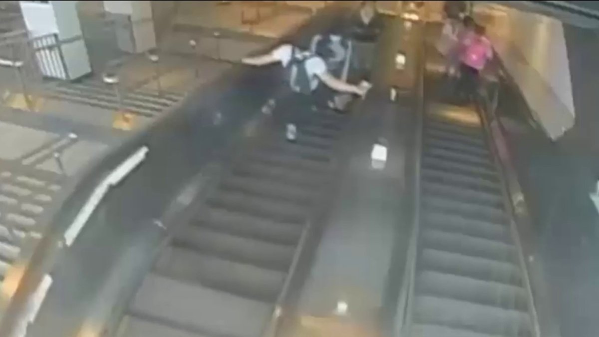 Video Shows Man Kicking Woman Down Brooklyn Subway Escalator: Police ...