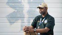 Guy Sanders poses for a portrait, Friday, Aug. 20, 2021, in Branchville, S.C. Sanders, originally from Brooklyn