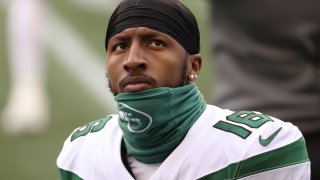 Jets wide receiver Jeff Smith