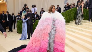 Serena Williams attends The 2021 Met Gala Celebrating In America: A Lexicon Of Fashion at Metropolitan Museum of Art on September 13, 2021, in New York City.
