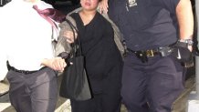 UNITED STATES - SEPTEMBER 11: This photo was taken of Port Authority Police Officer Christopher Amoroso shortly before he went back into #2 World Trade Center and was killed in the collapse on Sept. 11. A funeral was held for Port Authority Police Officer Christopher Amoroso who was killed on Sept. 11 after returning into the Trade Center to help people escape. The funeral was held at Our Lady Star of the Sea in Staten Island. (Photo by Todd Maisel/NY Daily News Archive via Getty Images)