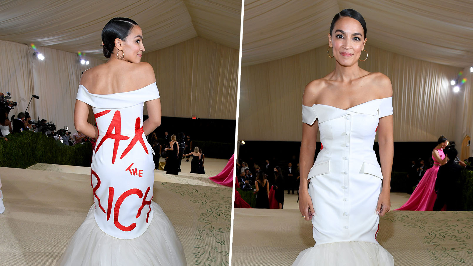 AOC Wears Dress With ‘Tax the Rich’ Written on It to Met Gala NBC New