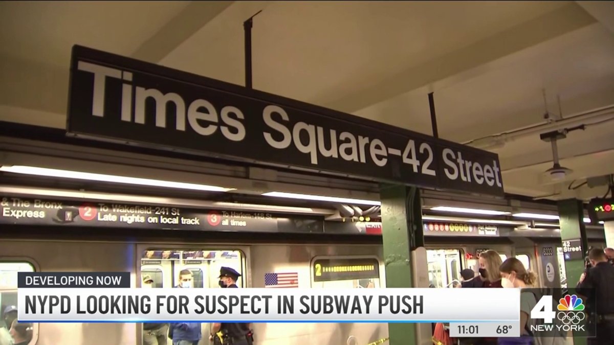 NYPD Seeks Suspect in Times Square Subway Shove – NBC New York