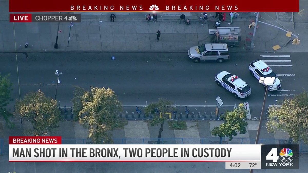 Man Shot in The Bronx, Two People in Custody – NBC New York