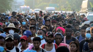 Caravan of migrants