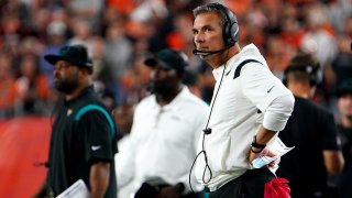 Urban Meyer has the Jacksonville Jaguars off to an 0-4 start in 2021.