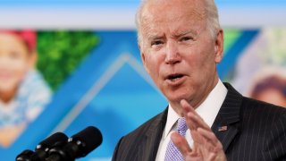 U.S. President Joe Biden delivers remarks on the authorization of the COVID-19 vaccine for children ages 5 to 11, in the South Court Auditorium at the White House in Washington, November 3, 2021.