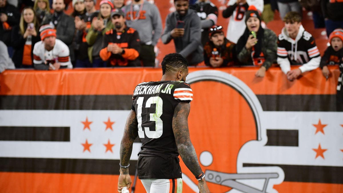 Odell Beckham Jr. practices for first time with Browns as OTAs