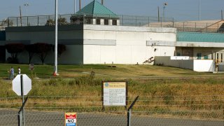 The Federal Correctional Institution is shown in Dublin, California