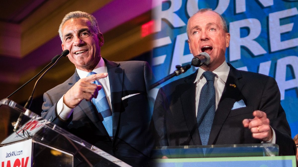NJ Governor Race Democrat Phil Murphy vs. Republican Jack Ciattarelli