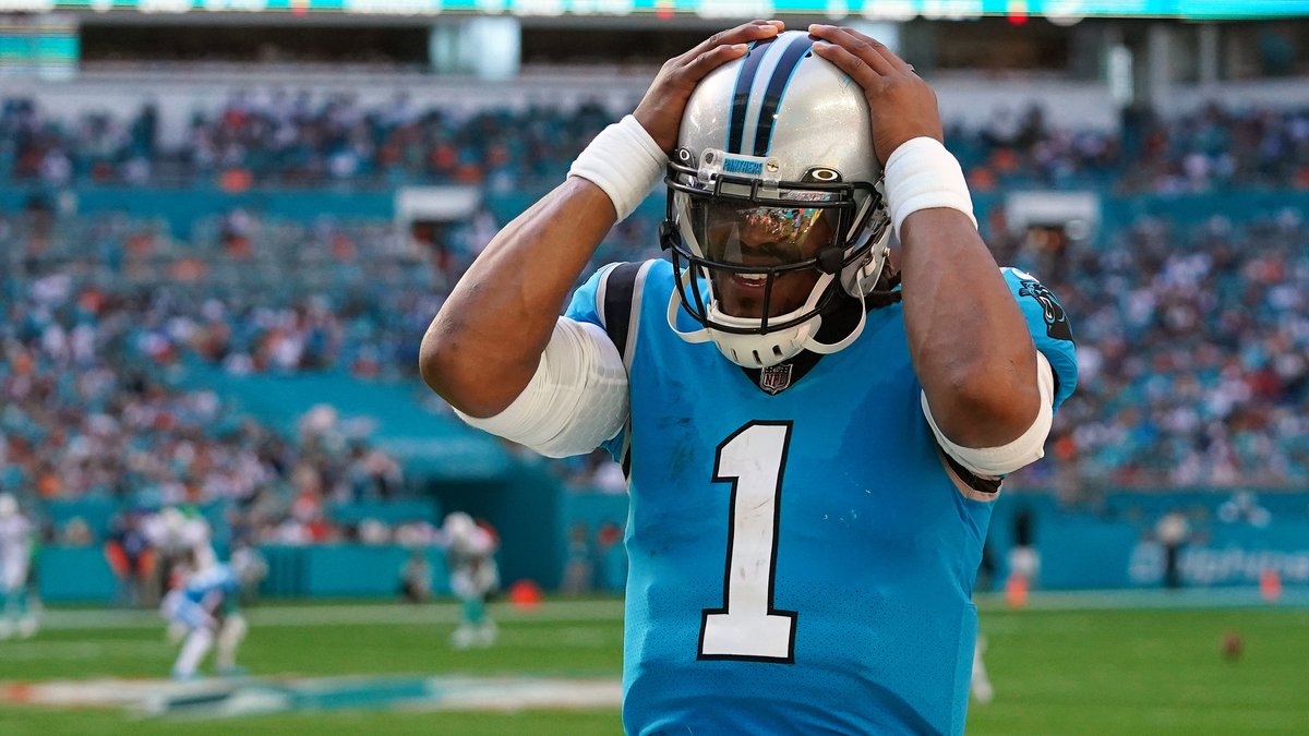 Cam Newton Benched as Panthers Name Sam Darnold Starter Vs