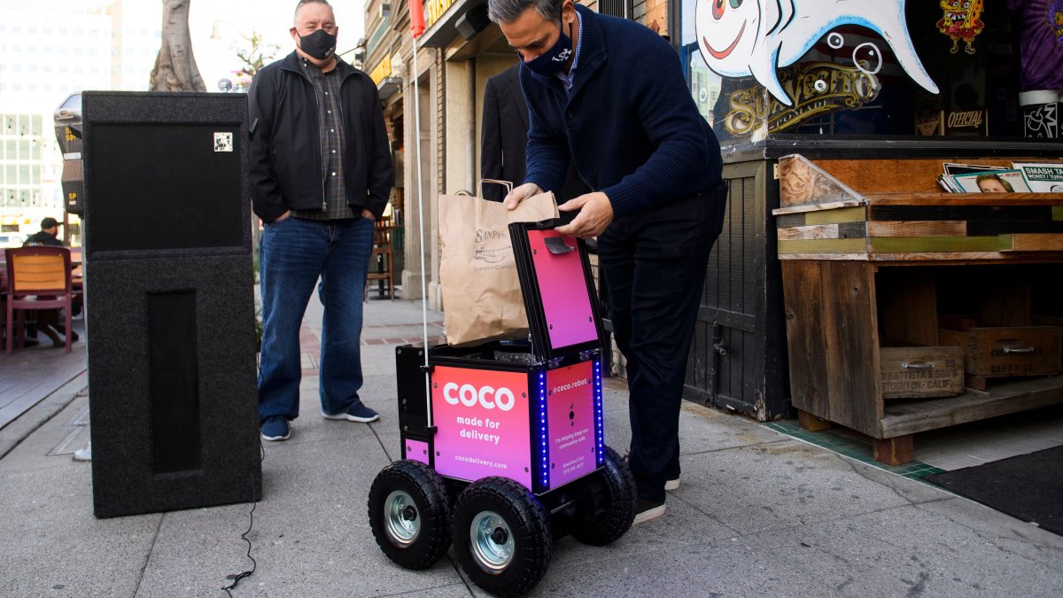 Robot Food Delivery on a Slow Rise as Pandemic Fuels Demand – NBC New York - Vimarsana News