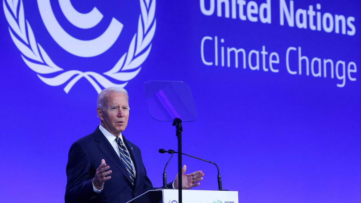 COP26 Glasgow Summit Biden Appeals For Collective Global Efforts On 