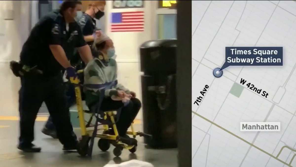 Homeless Man Shoves Woman Onto Times Square Subway Tracks After Purse ...