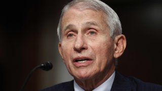 Dr. Anthony Fauci testifies before the Senate Health, Education, Labor, and Pensions Committee about the ongoing response to the COVID-19 pandemic in the Dirksen Senate Office Building on Capitol Hill on November 04, 2021 in Washington, DC.