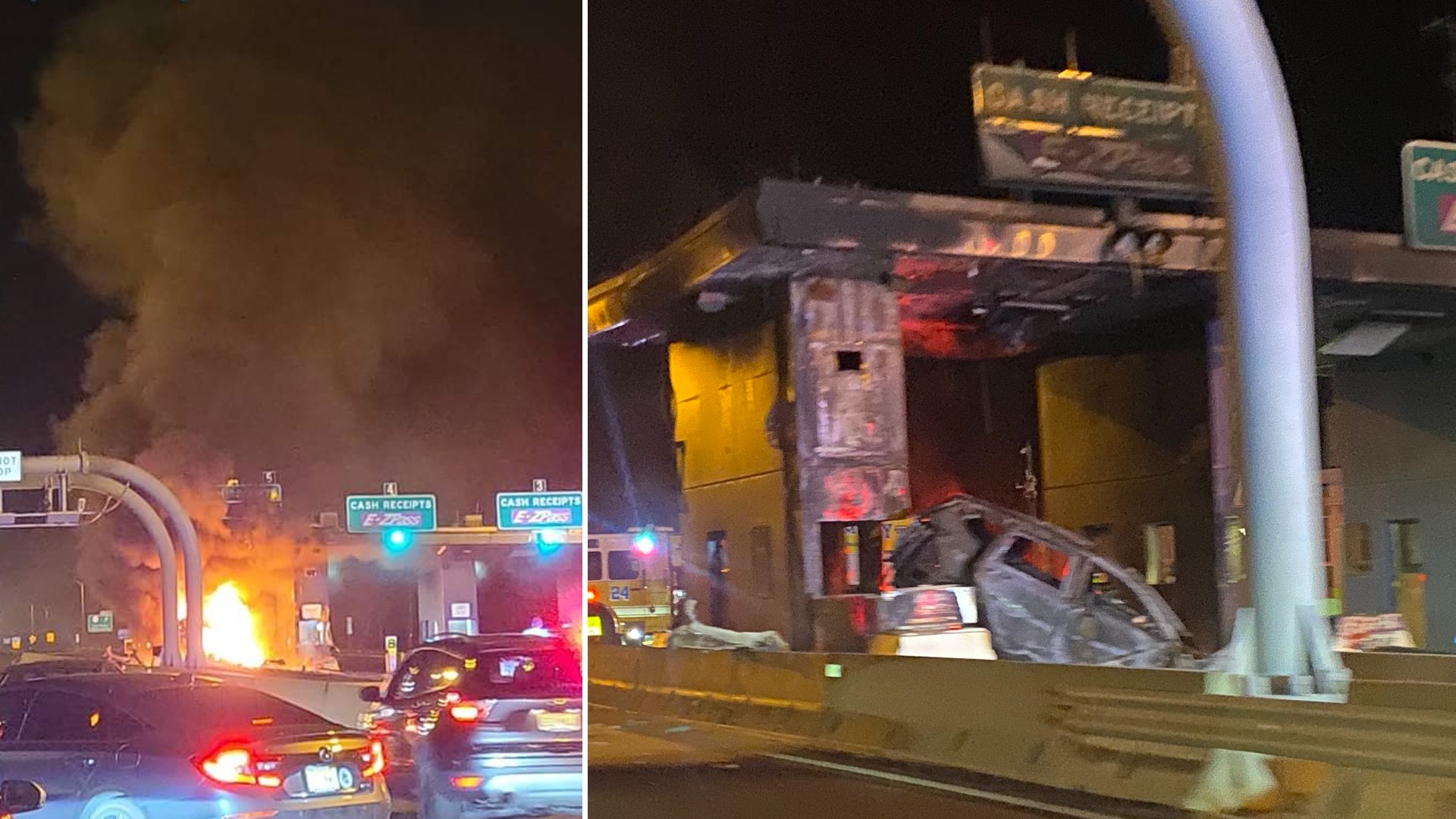 Atlantic City Expressway Toll Plaza Crash Kills 3 NBC New York