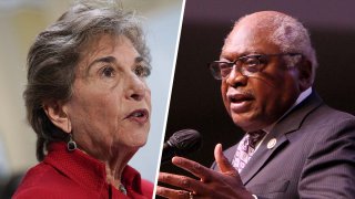 Rep. Jan Schakowsky (left), Rep. James E. Clyburn