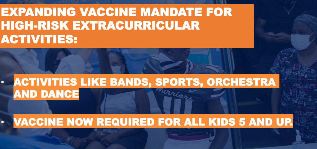 vaccine mandate for kids