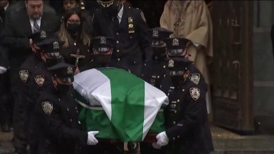 As Det. Rivera Laid to Rest, Thousands Come to Funeral to Mourn