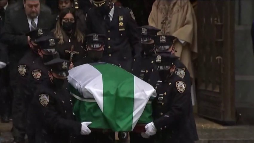 As Det. Rivera Laid to Rest, Thousands Come to Funeral to Mourn