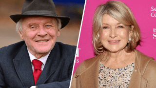 Anthony Hopkins and Martha Stewart