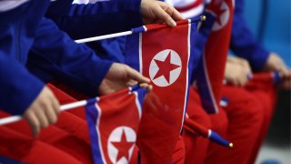 North Korean fans Olympics