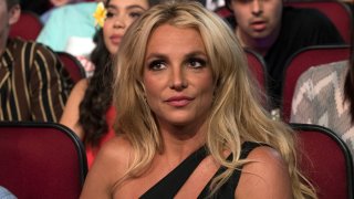 Britney Spears attends the Radio Disney Music Awards in Los Angeles on Saturday, April 29, 2017.