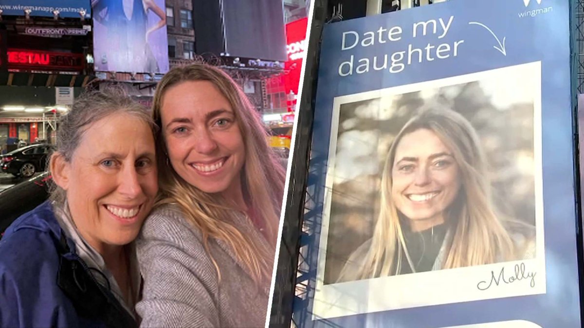 Girl goes viral after seeing herself in Times Square