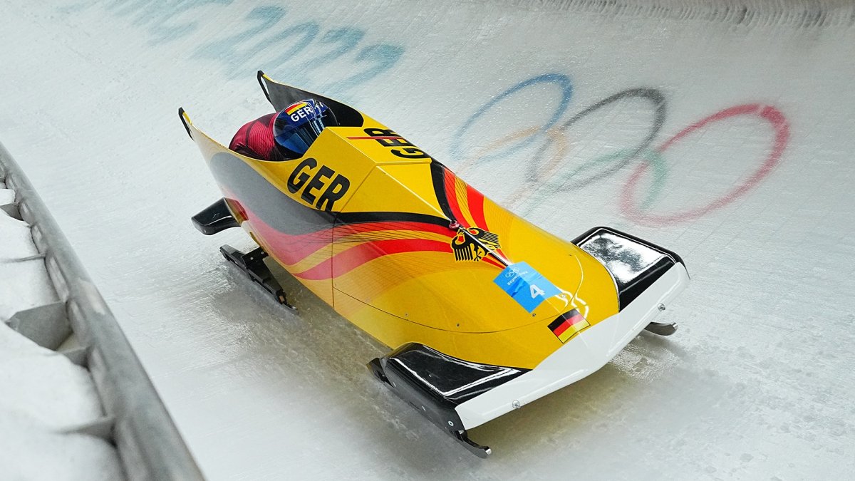 Germany Wins Gold, Silver in Winter Olympics FourMan Bobsled NBC New
